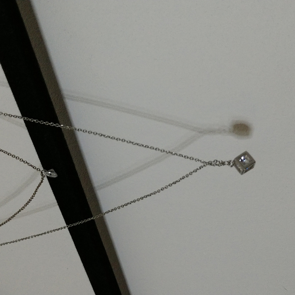 🌿 Aldo two diamond design necklaces